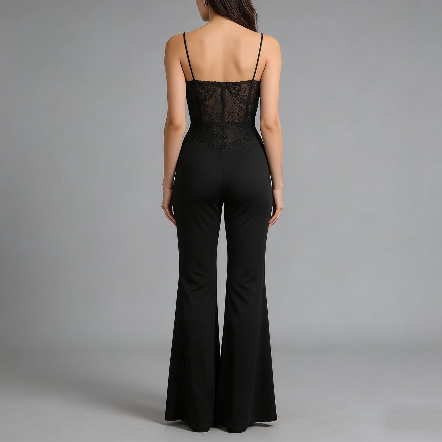 Tuta lunga con coppa in pizzo - BERLY MODA