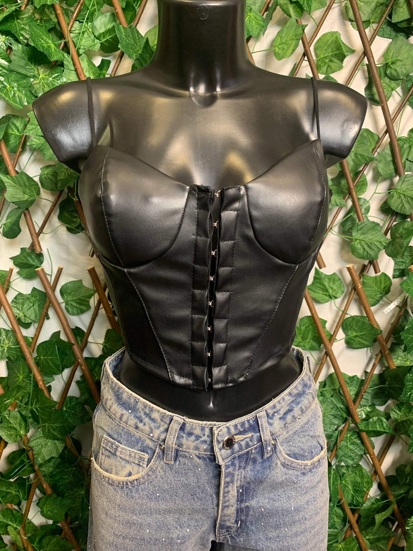 Leather bodice