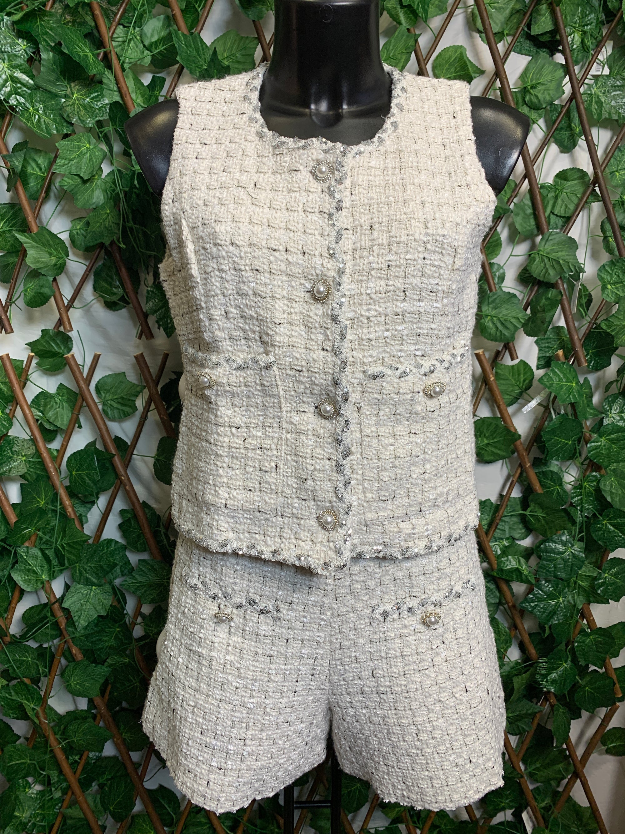 Completo in tweed