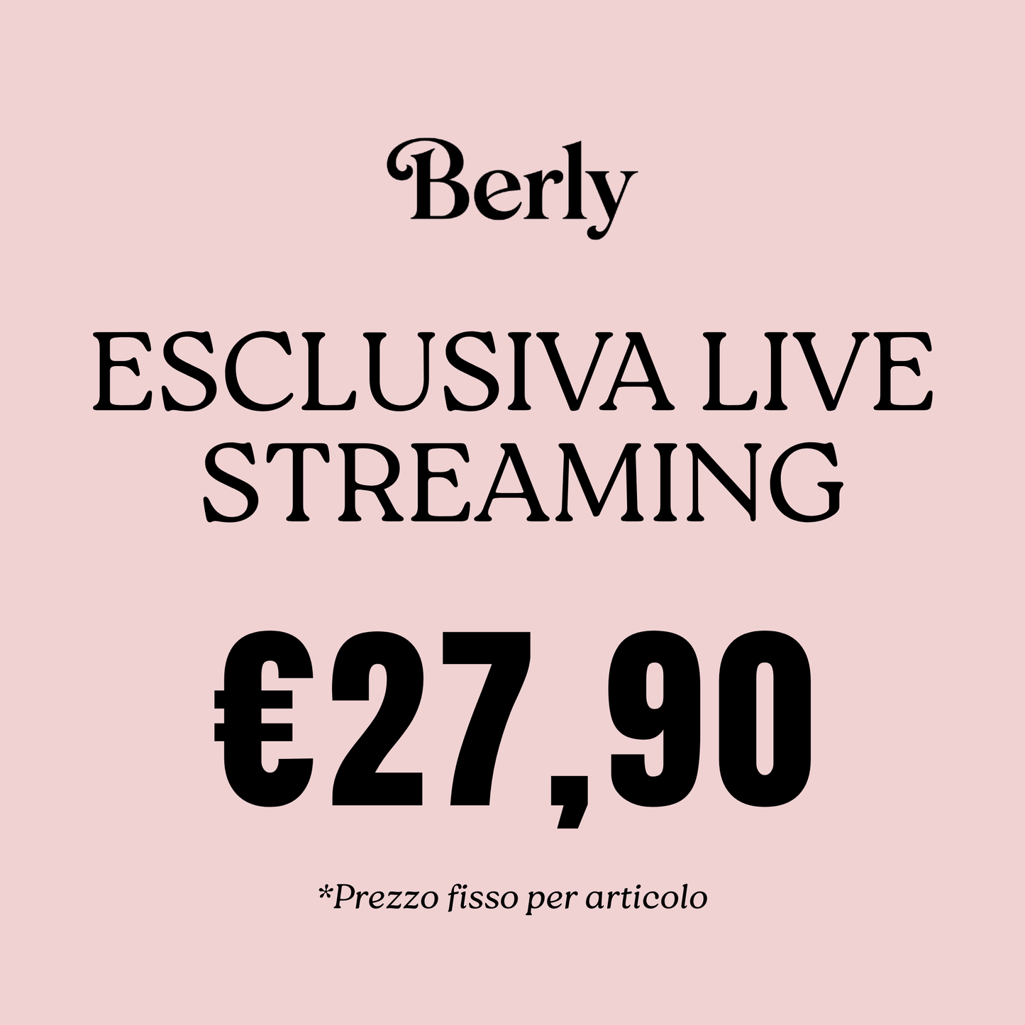 LIVE SHOPPING - BERLY MODA