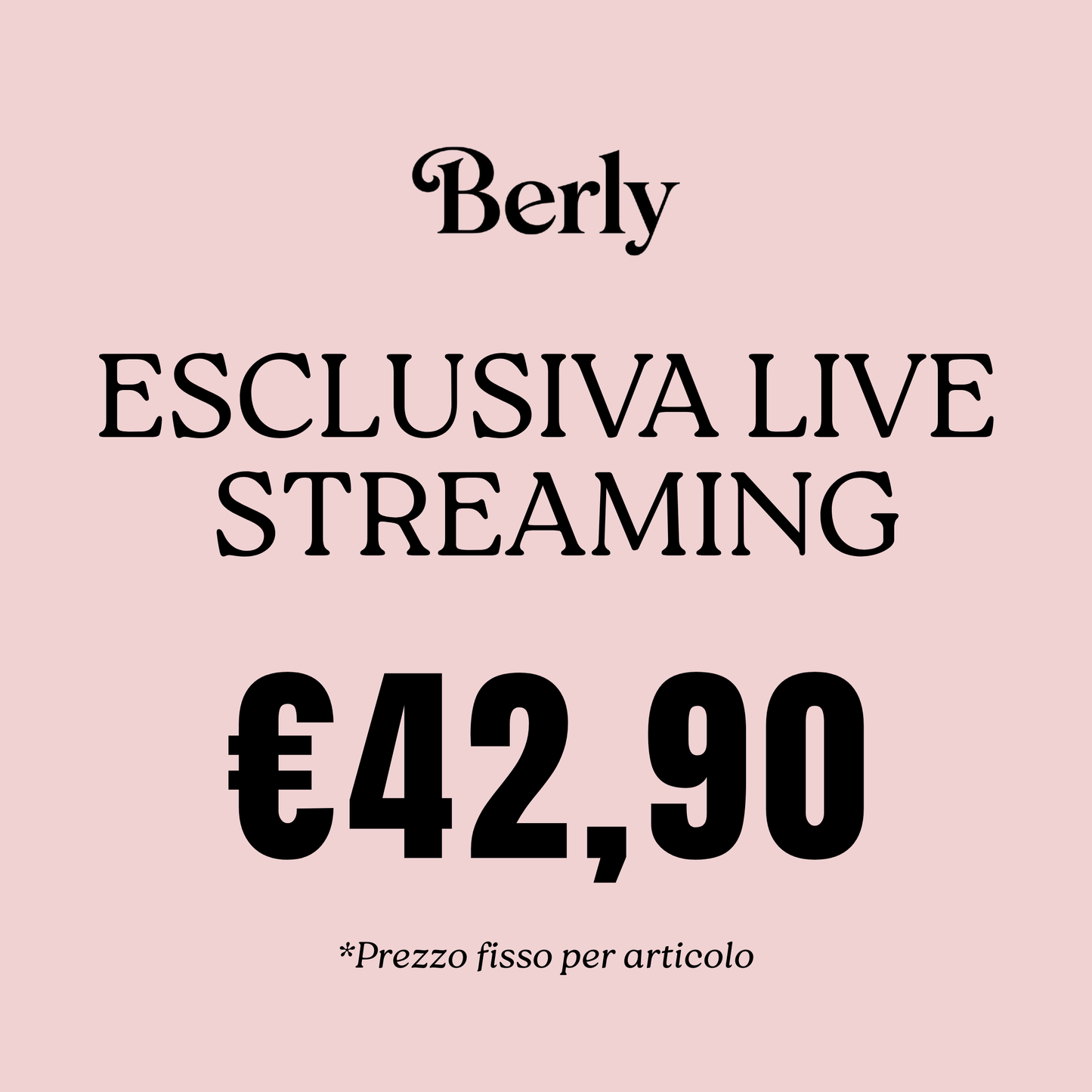 LIVE SHOPPING - BERLY MODA