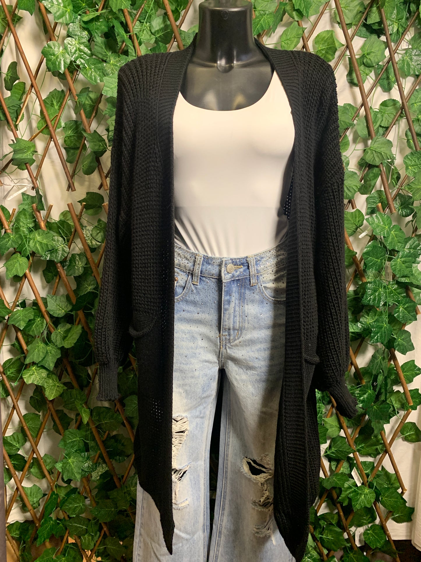 Cardigan lunga oversize