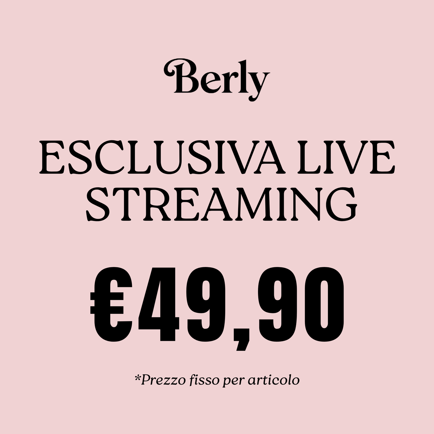LIVE SHOPPING - BERLY MODA