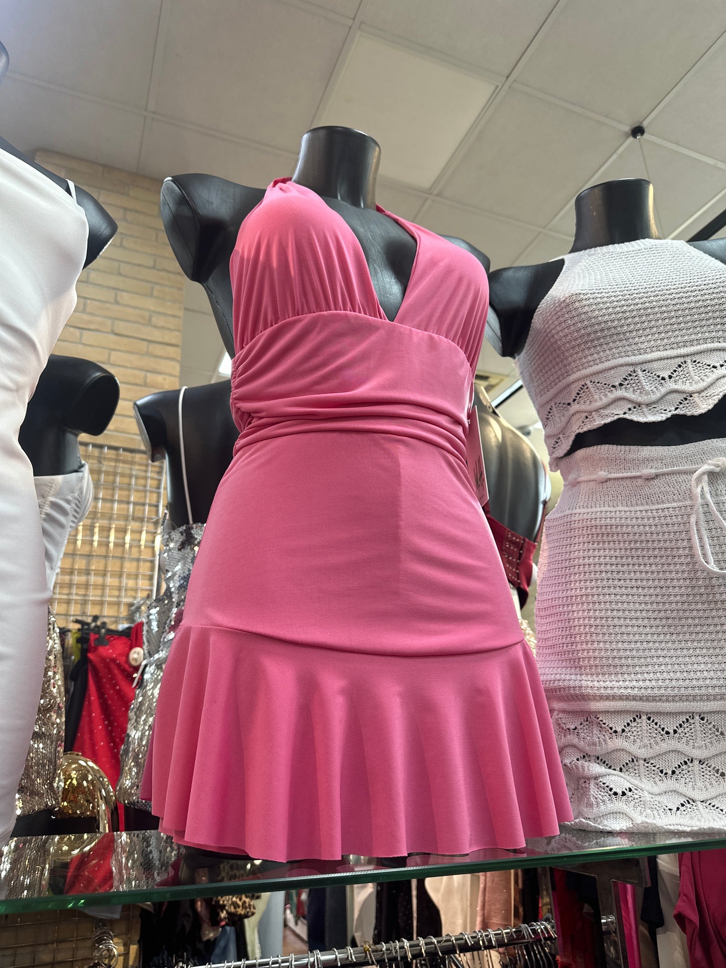 Sexy Chic Halter Short Minidress