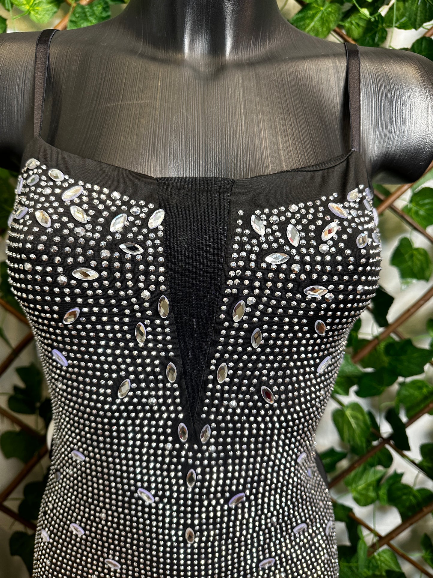 Vestito brillantinato nero