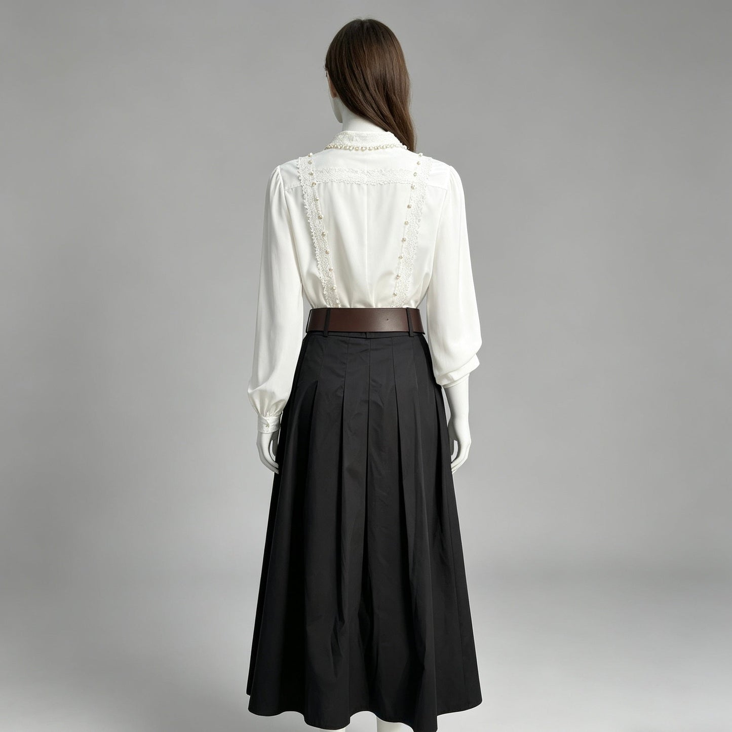 gonna lunga con cintura - BERLY MODA