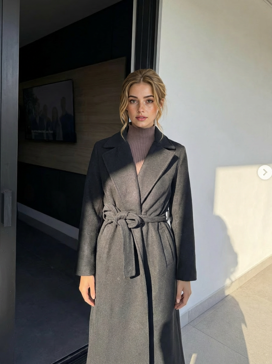 Cappotto lungo in pelliccia ecologica morbida – ABBRACCIO DI VELLUTO