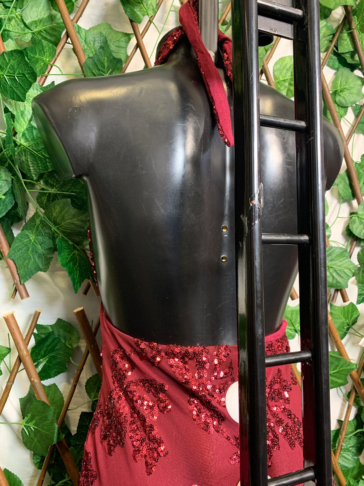 Vestito lungo designati dai paillettes