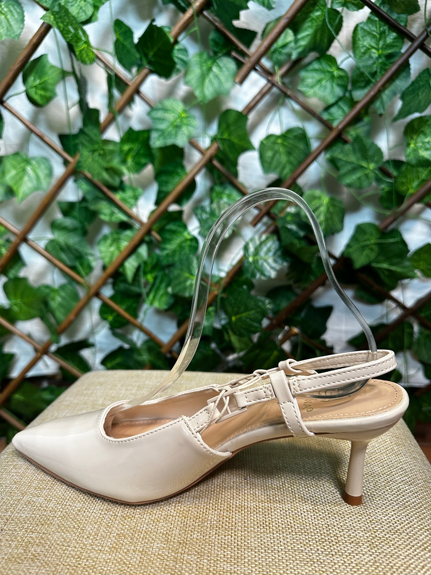 Polished low heels (3 inch heel)