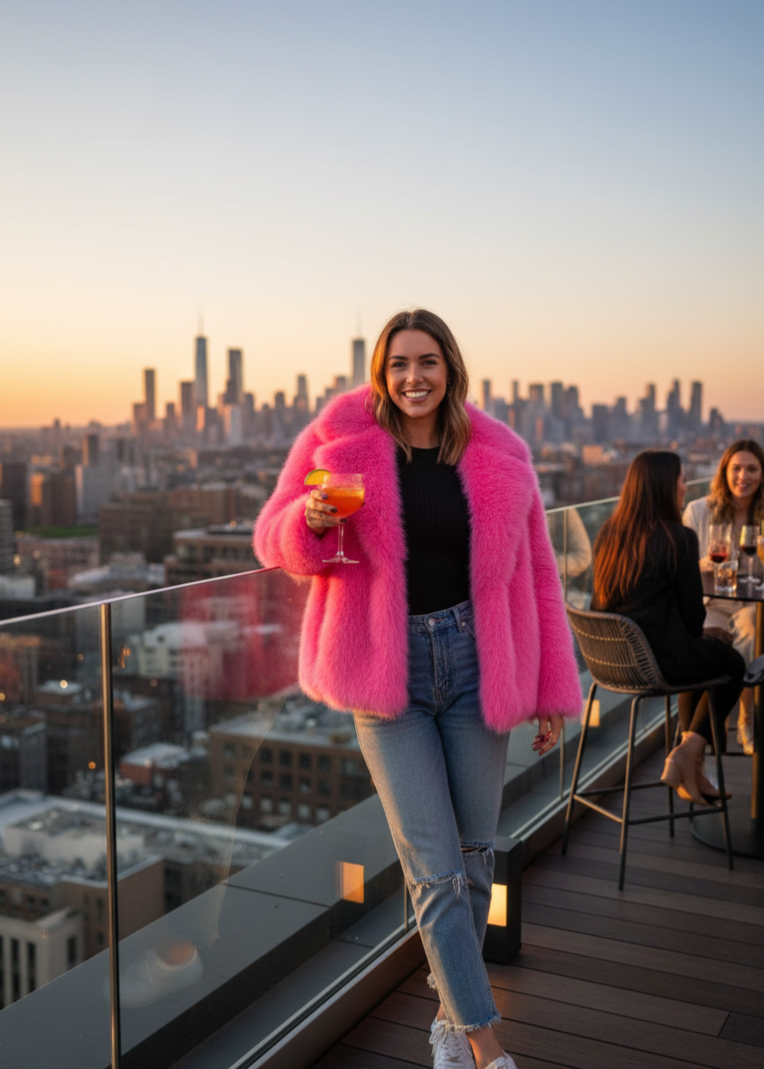 💗 Vuoi una giacca che fa girare tutti?
Questa giacca in pelliccia fucsia non passa inosservata.
Super morbida, calda e leggera, è il capo perfetto per chi ama distinguersi e vuole aggiungere colore e carattere ai propri outfit.
La vestibilità ampia la rende comoda da portare anche sopra felpe, blazer o maglioni.
✨ Giacca in Pelliccia Fucsia – Calda, Bold, Ultra Fashion
Perché la vogliono tutte
Taglia unica, veste da S a XL