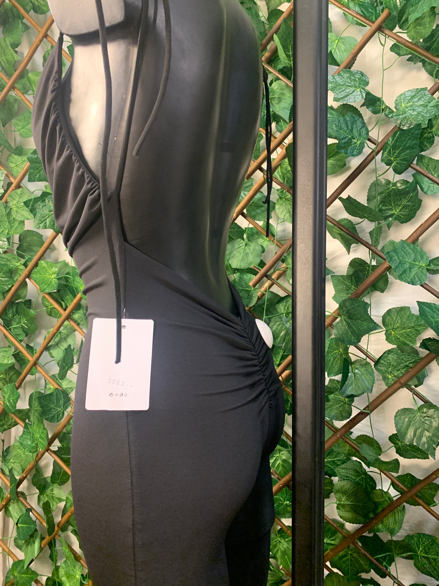 Tuta Slim Fit Casual elasticizzato Nero/Bianco