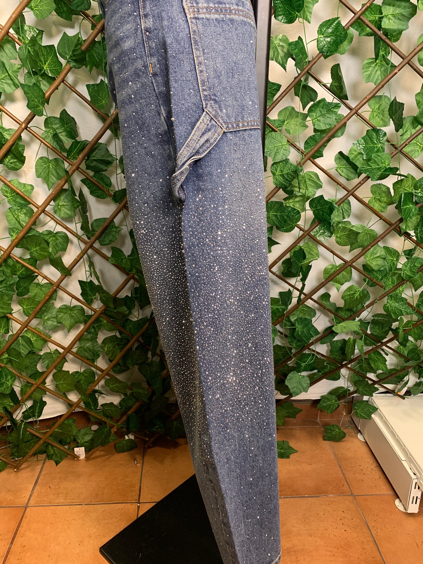 Jeans ballon scintillio Brillantinato
