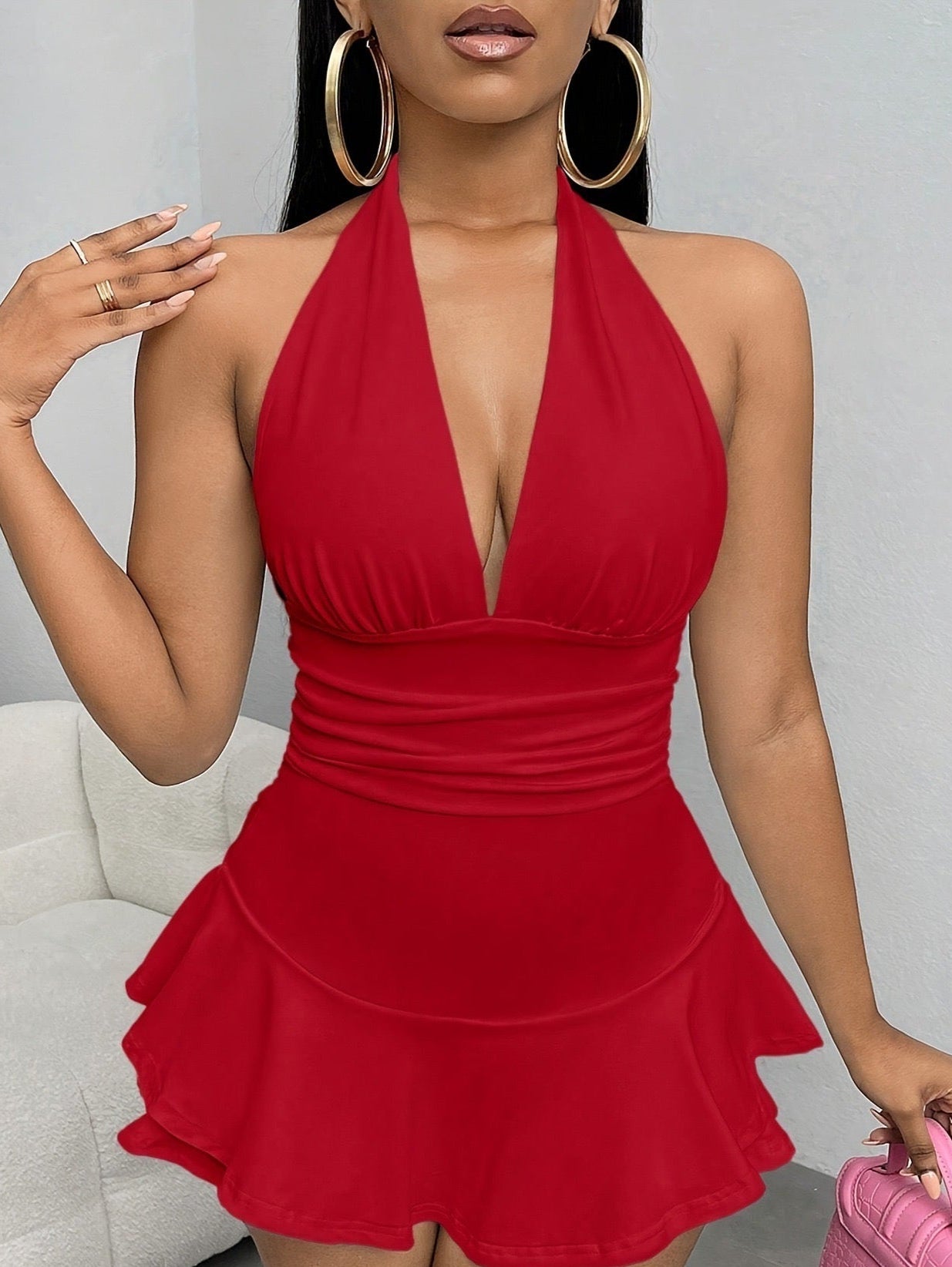 MINIDRESS | Abito Corto Halter Sexy Chic