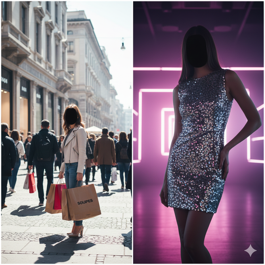 Perché le ragazze di Milano vanno a fare shopping in centro… e comprano sempre male
