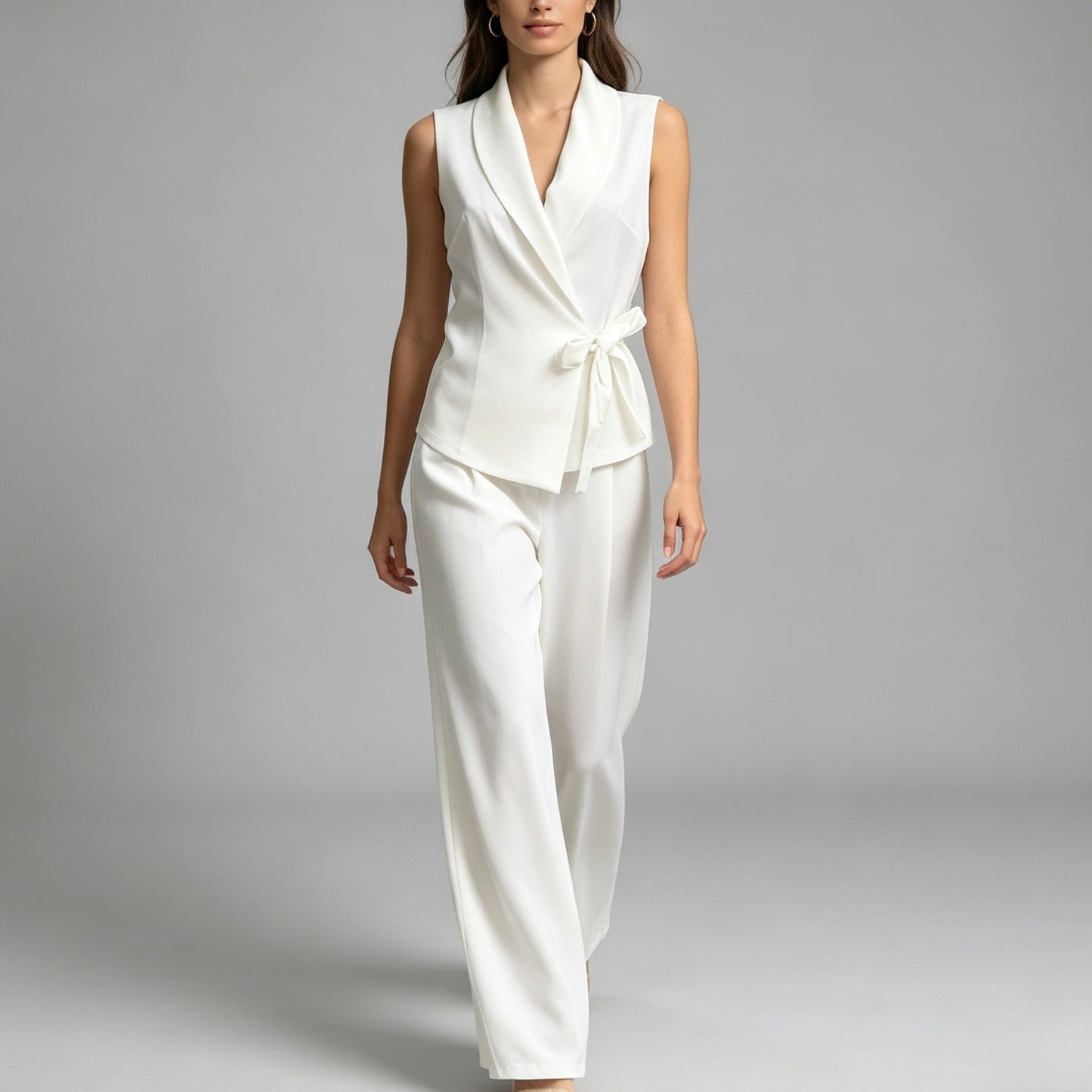 Completo elegante senza maniche con cinturino - BERLY MODA 