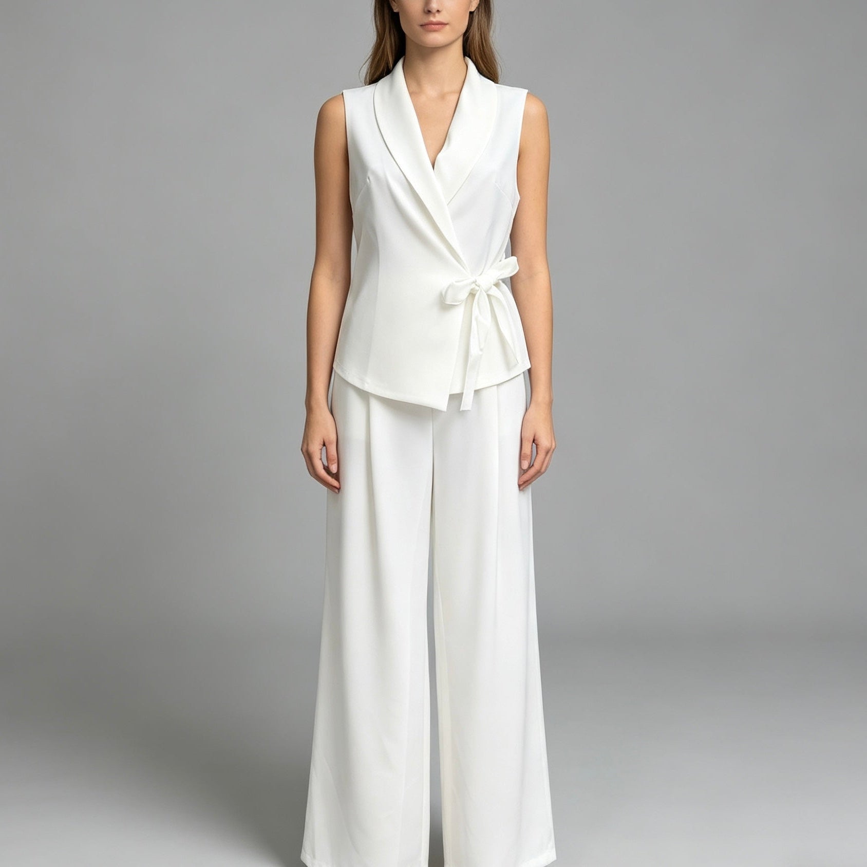 Completo elegante senza maniche con cinturino - BERLY MODA 