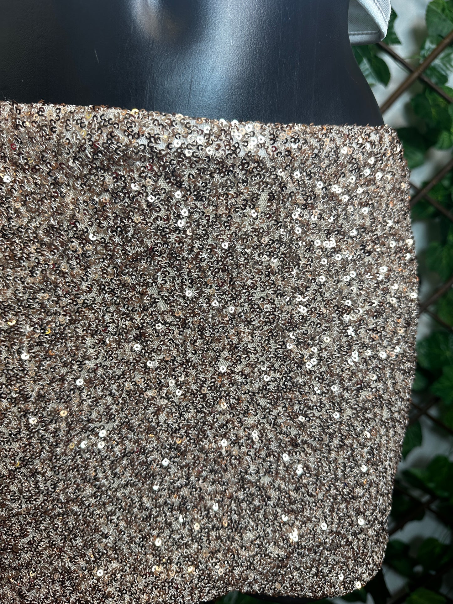 Completo con la stella marina in paillettes