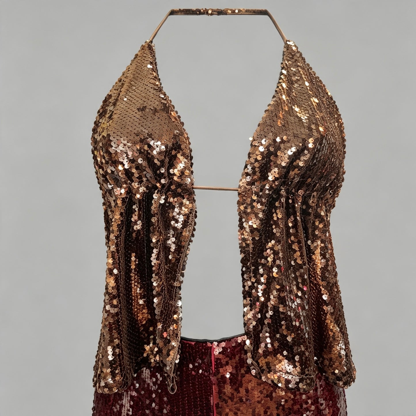 Top paillettes