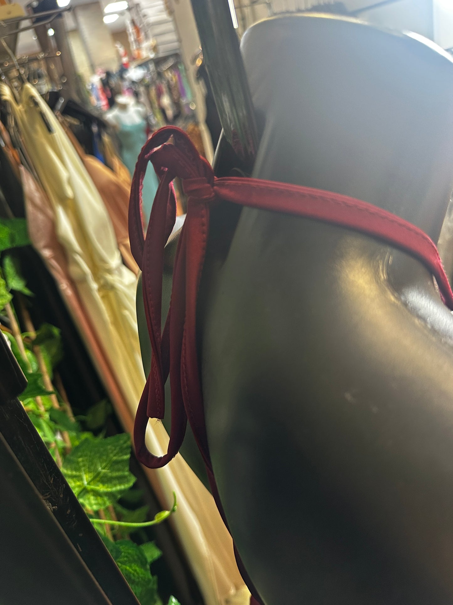 Dress with cut-out detail and silver circle detail and open back | one size