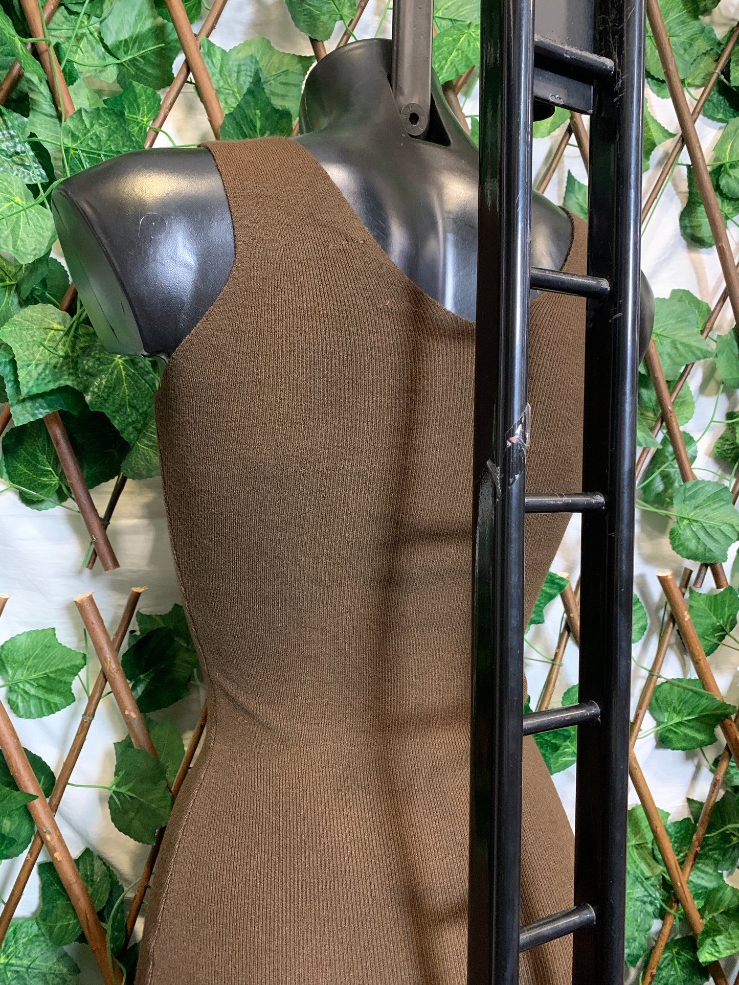 Completo in maglia: vestito corto e una copre spalle