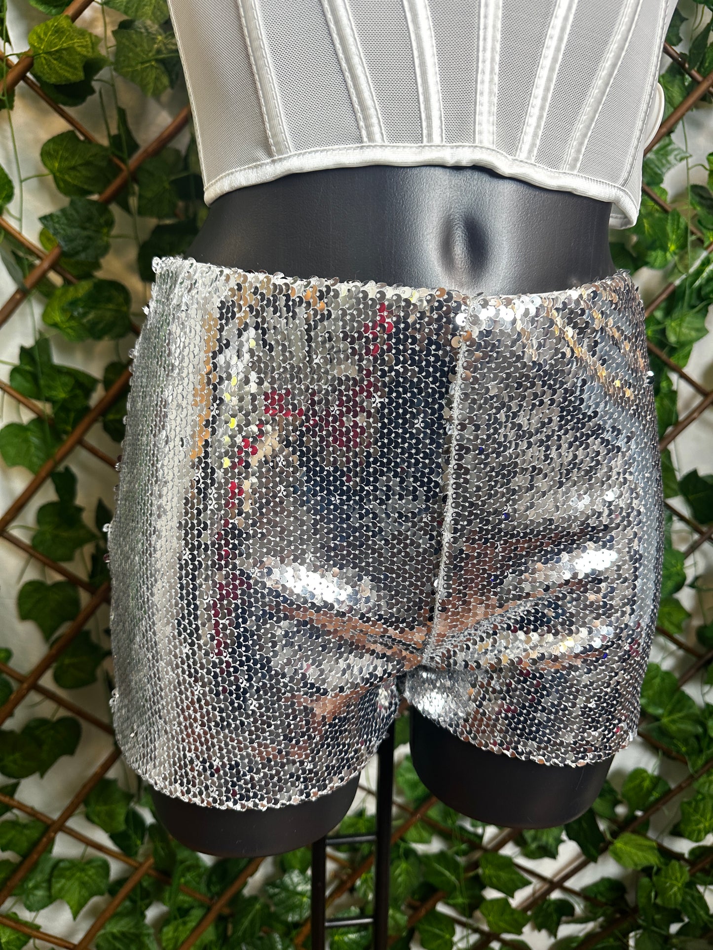 Pantaloncino in paillettes