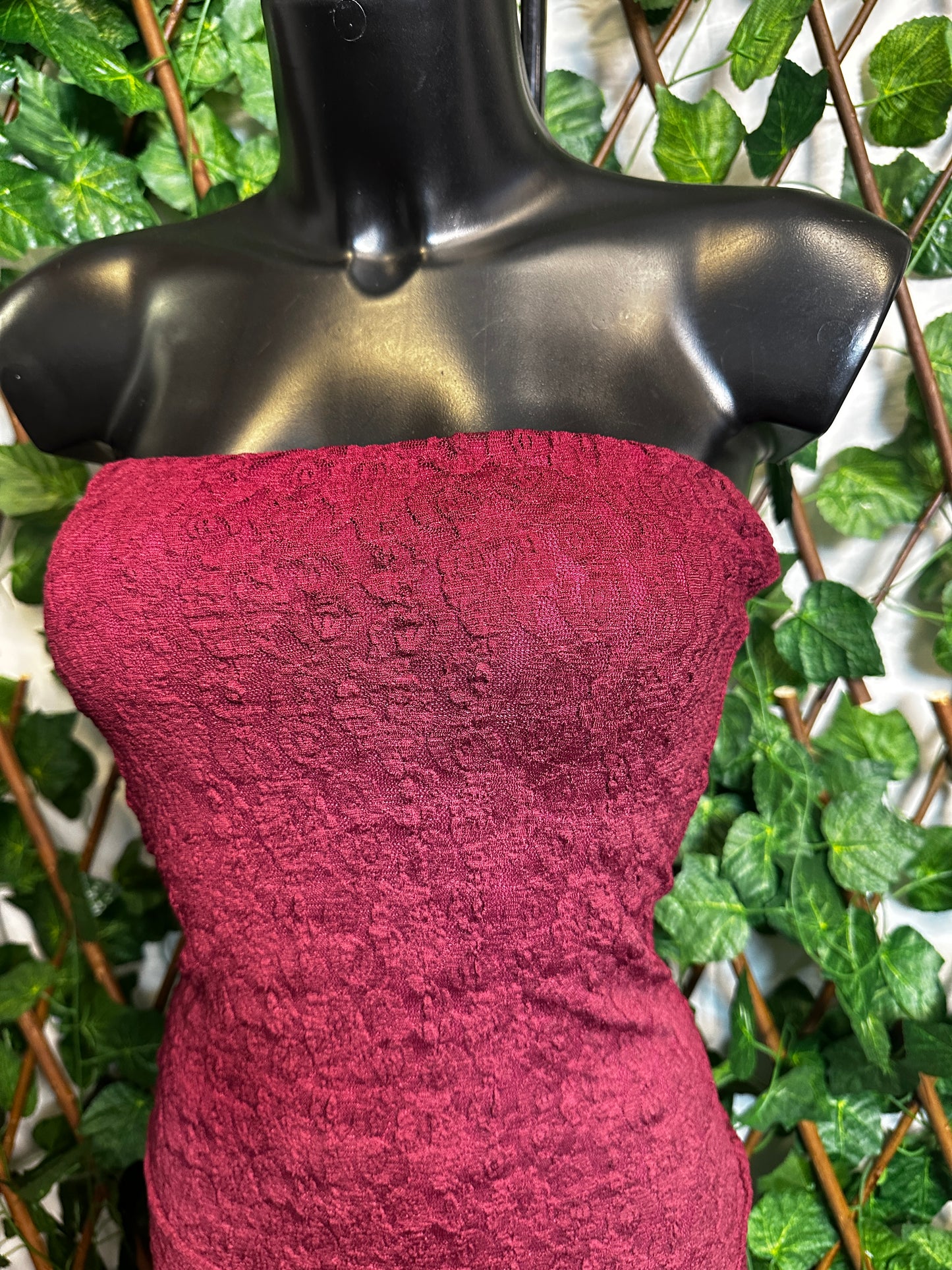 Crepe Dress: Short Dress with Cups | One Size