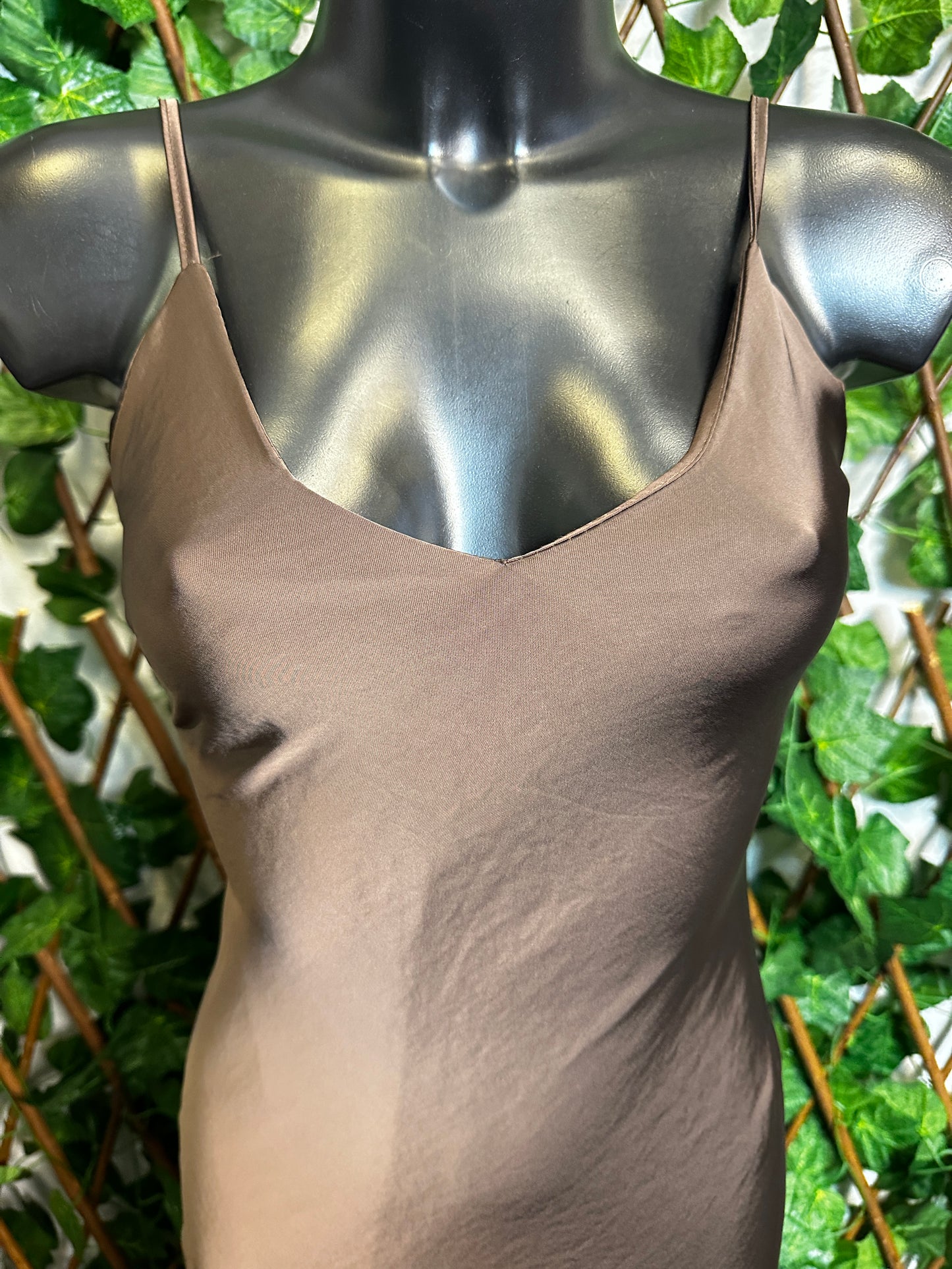 Vestito elegante lungo con la schiena scoperta | taglia unica