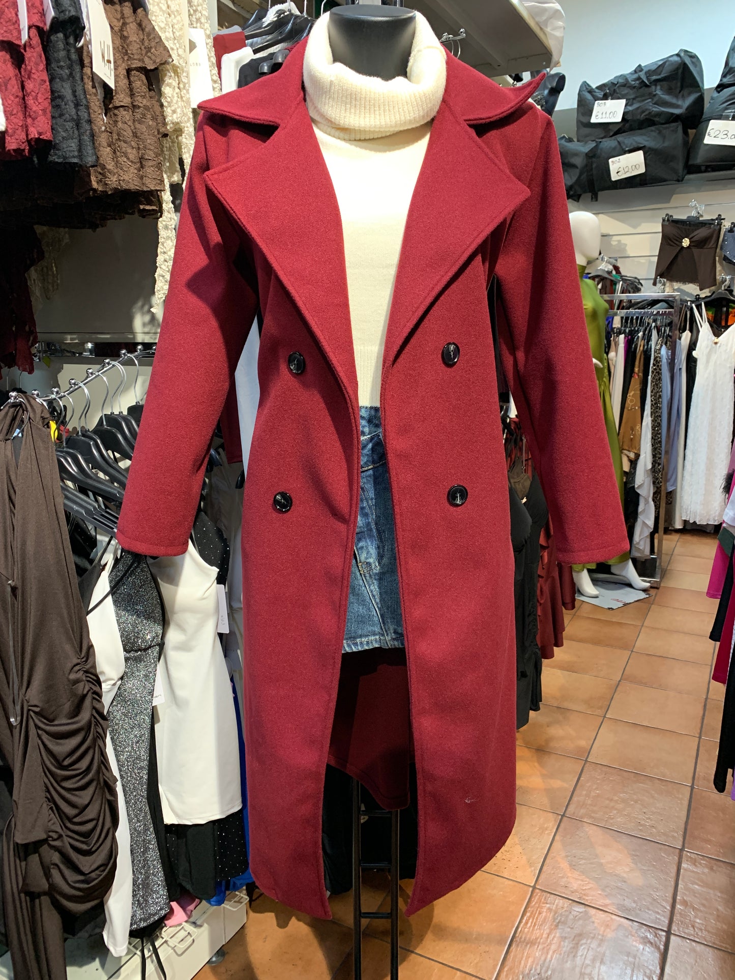 Cappotto lungo leggero
