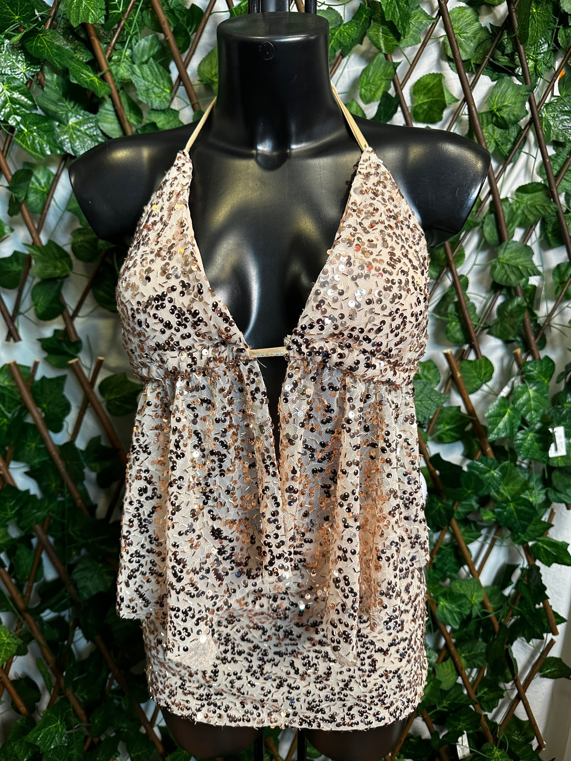 Completo Ibiza in paillettes | taglia unica