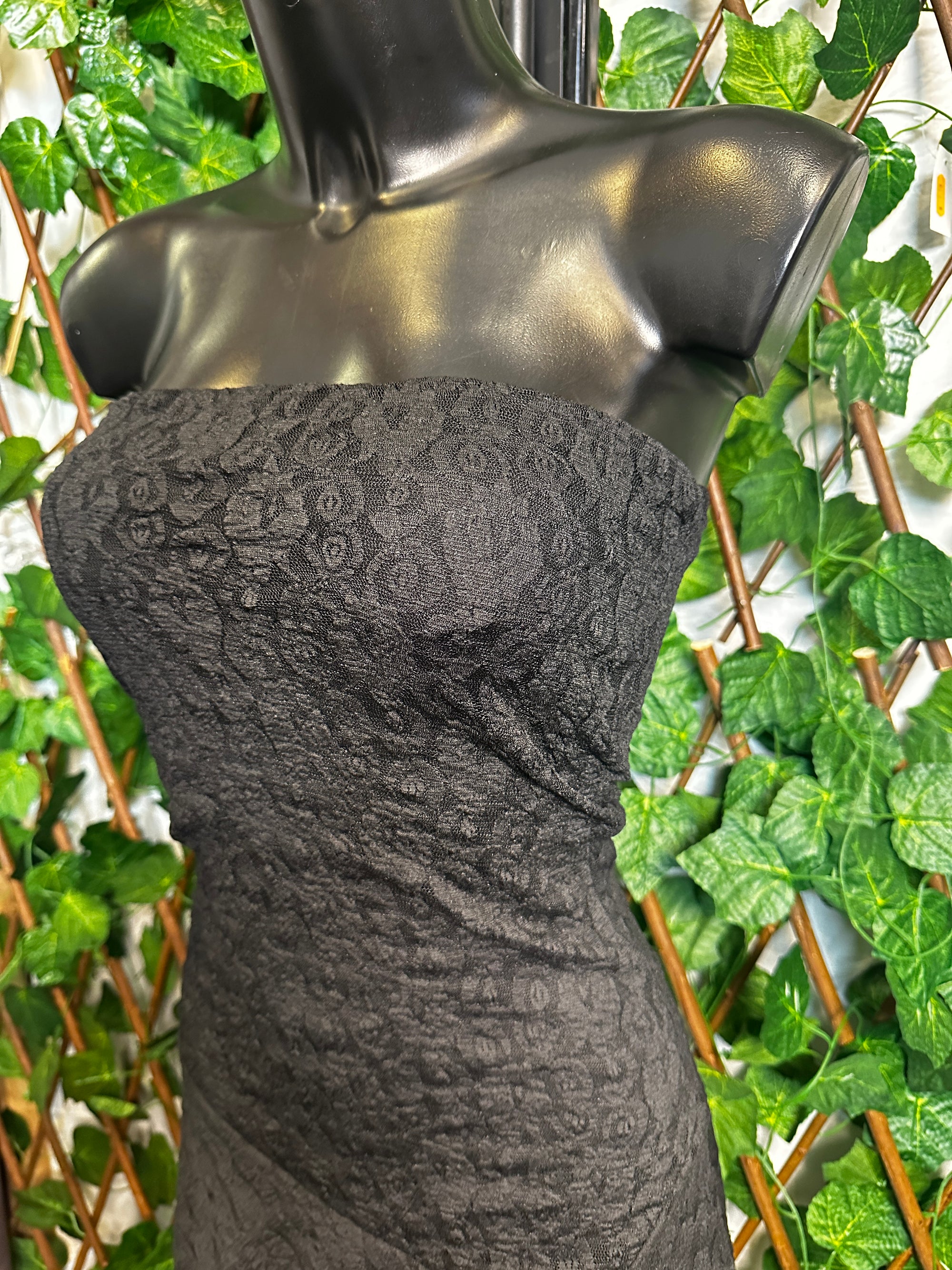 Modello crepe: vestito corto con le coppe | taglia unica