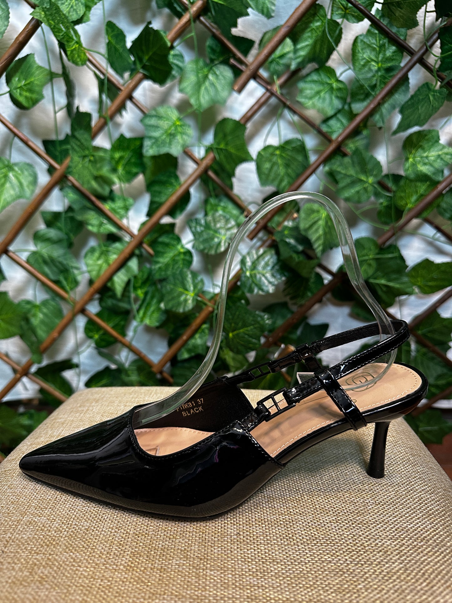 Polished low heels (3 inch heel)