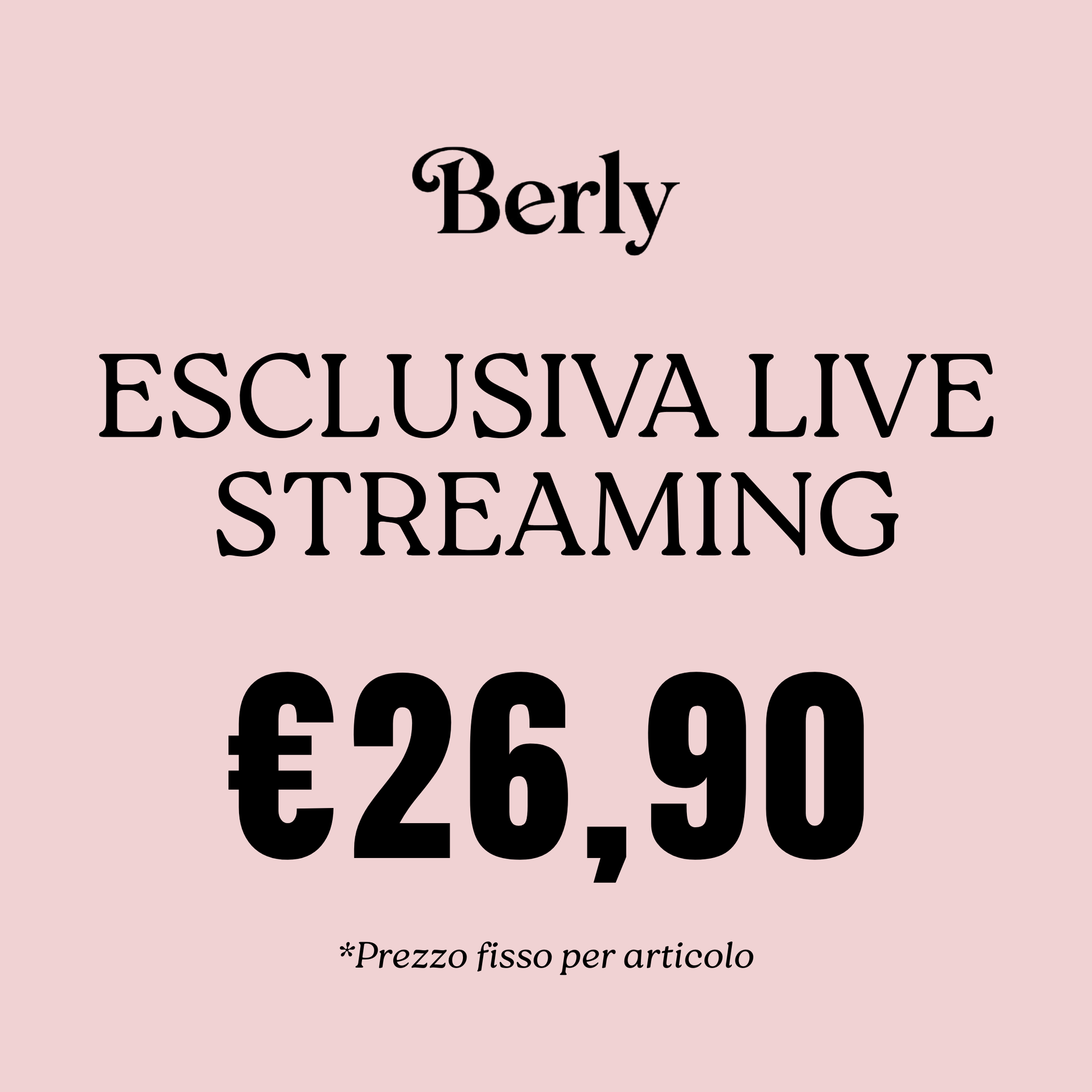 LIVE SHOPPING - BERLY MODA 