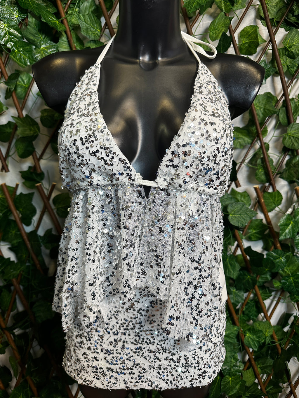Completo Ibiza in paillettes | taglia unica