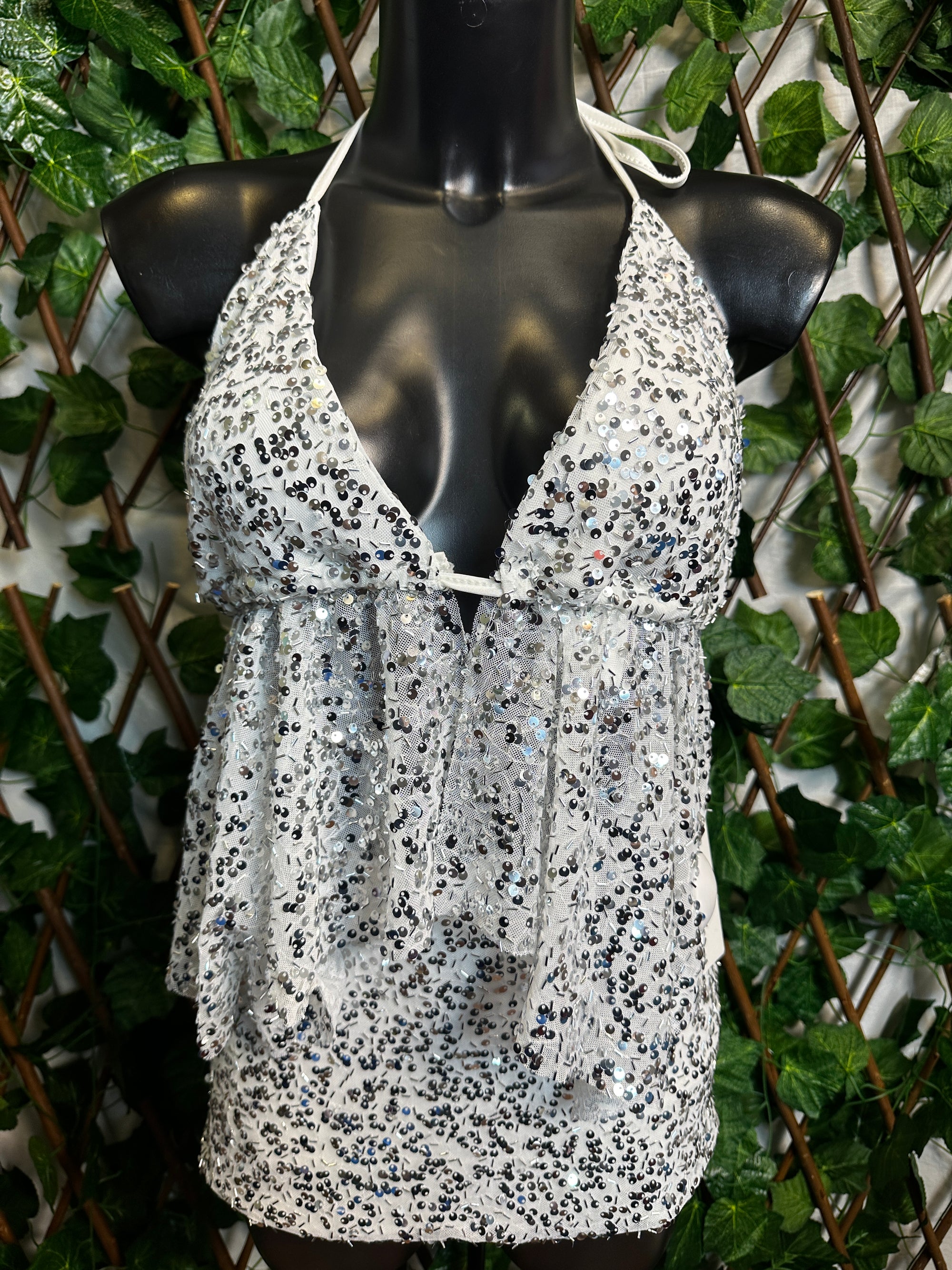 Completo Ibiza in paillettes | taglia unica