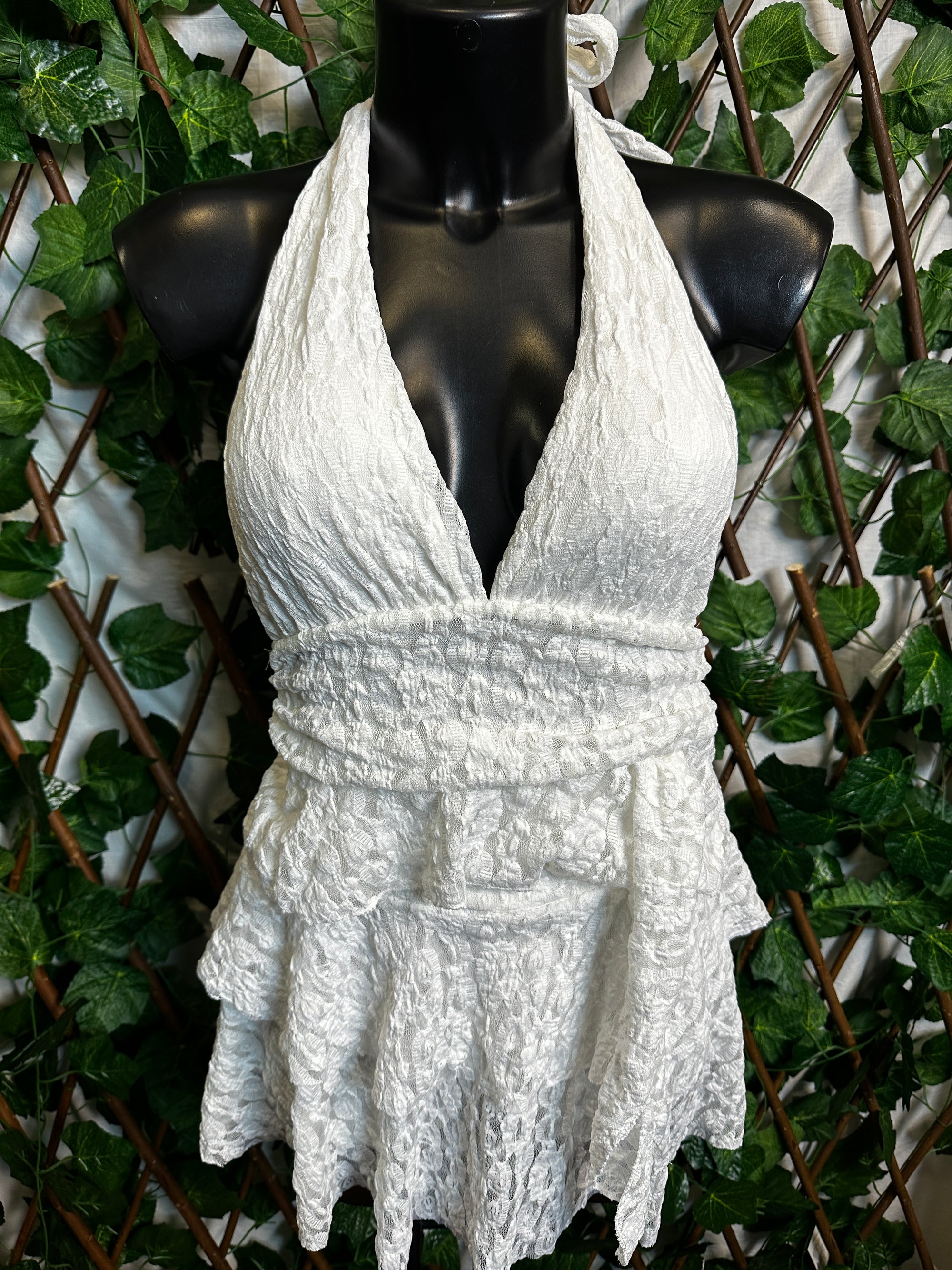 Modello crepe: Top e gonna estiva super popolare! | taglia unica