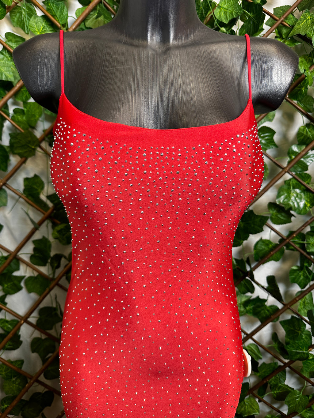 Vestito lungo elegante con brillantini