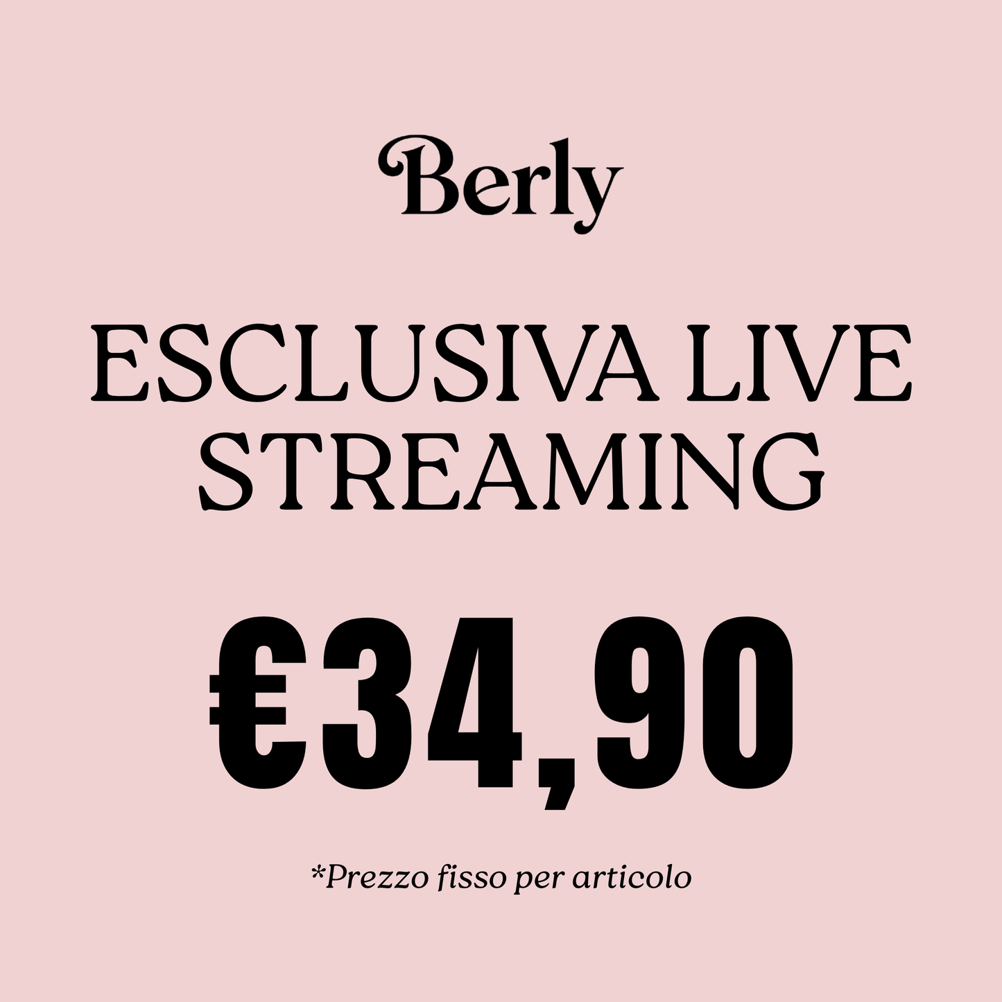 LIVE SHOPPING - BERLY MODA 
