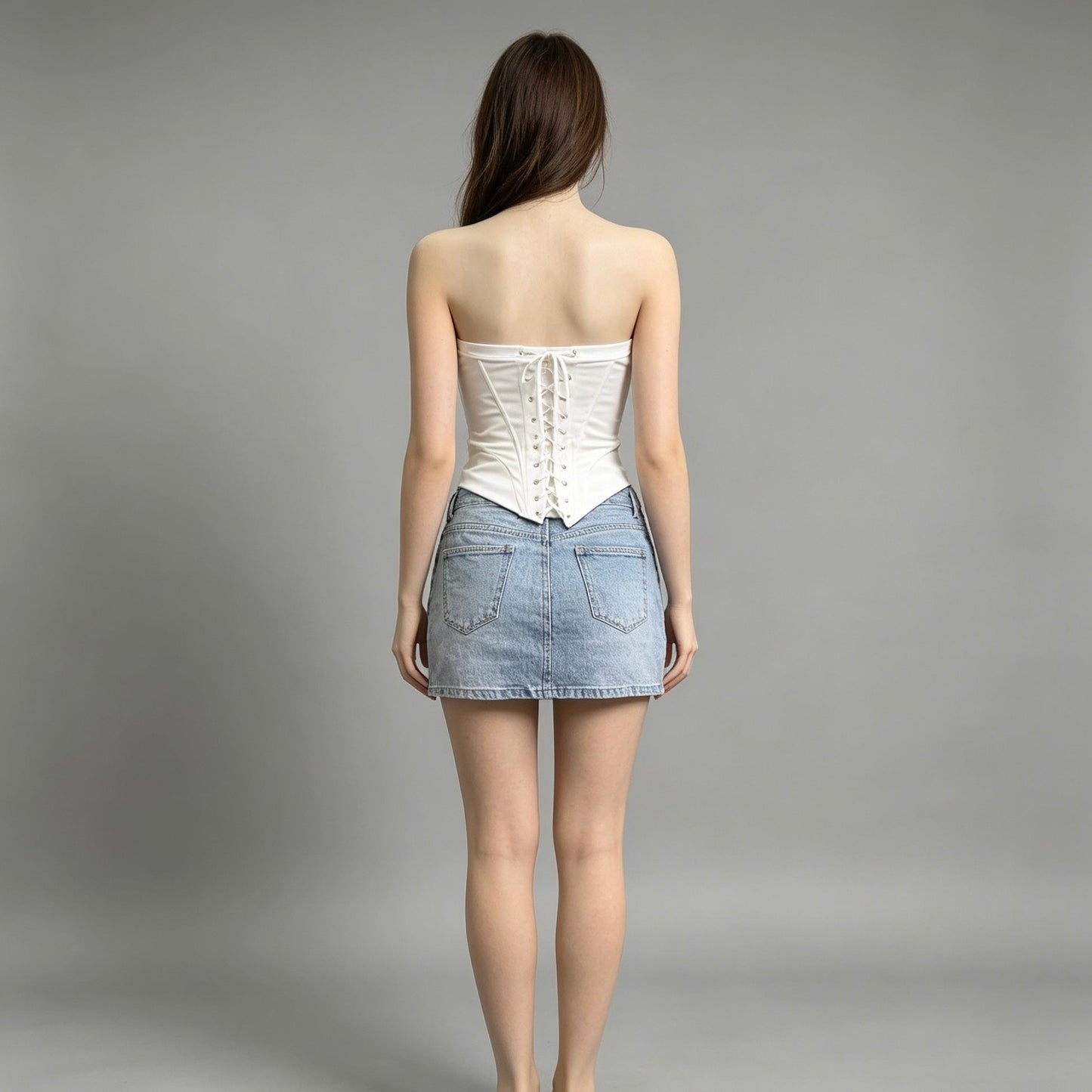 Corsetto con i laci davanti e dietro - BERLY MODA 
