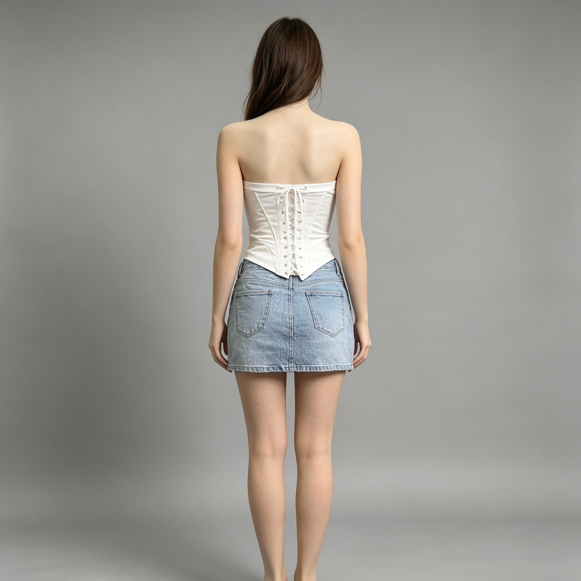 Corsetto con i laci davanti e dietro - BERLY MODA 