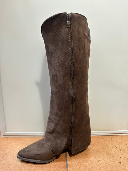 Stivali Cowboy Scamosciati con Frange – SPIRITO SELVAGGIO 🤠🔥