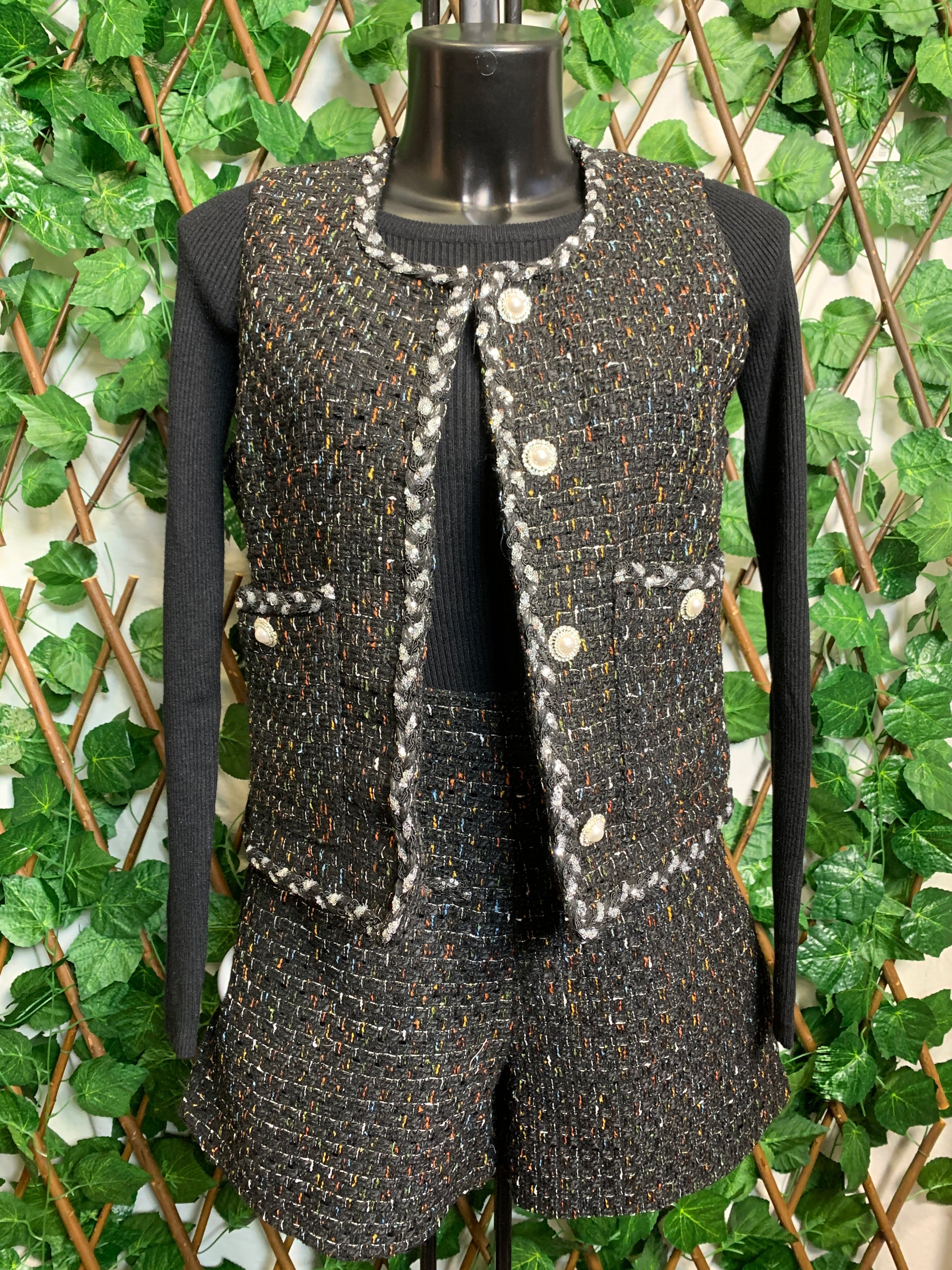Completo in tweed