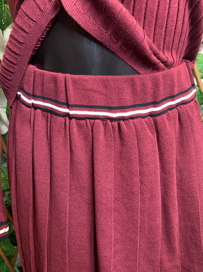 Completo a manica lunga e gonna