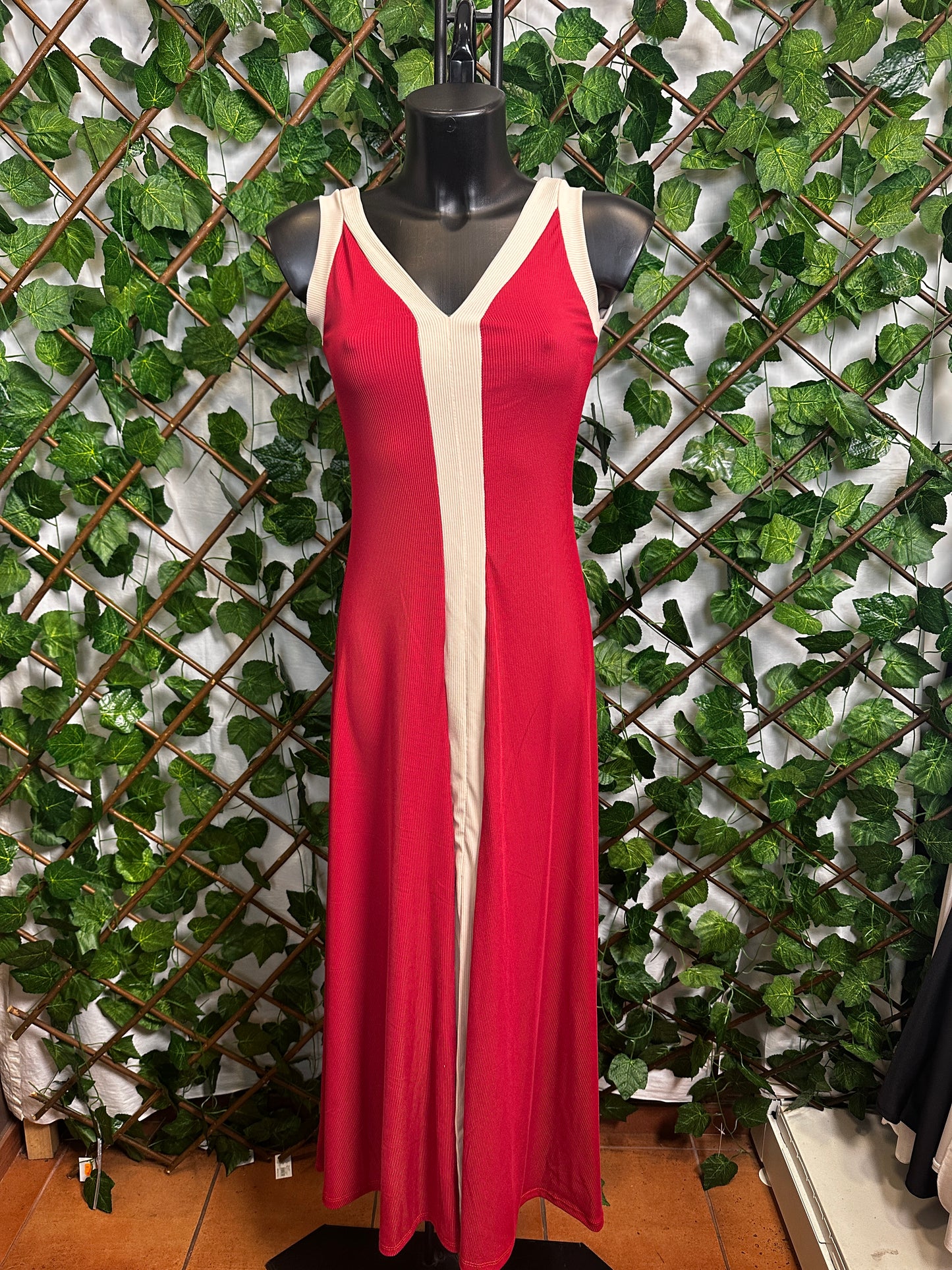 Vestito lungo elasticizzato