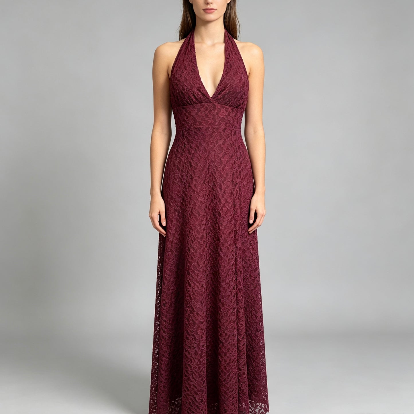 Vestito lungo in crepe - BERLY MODA 