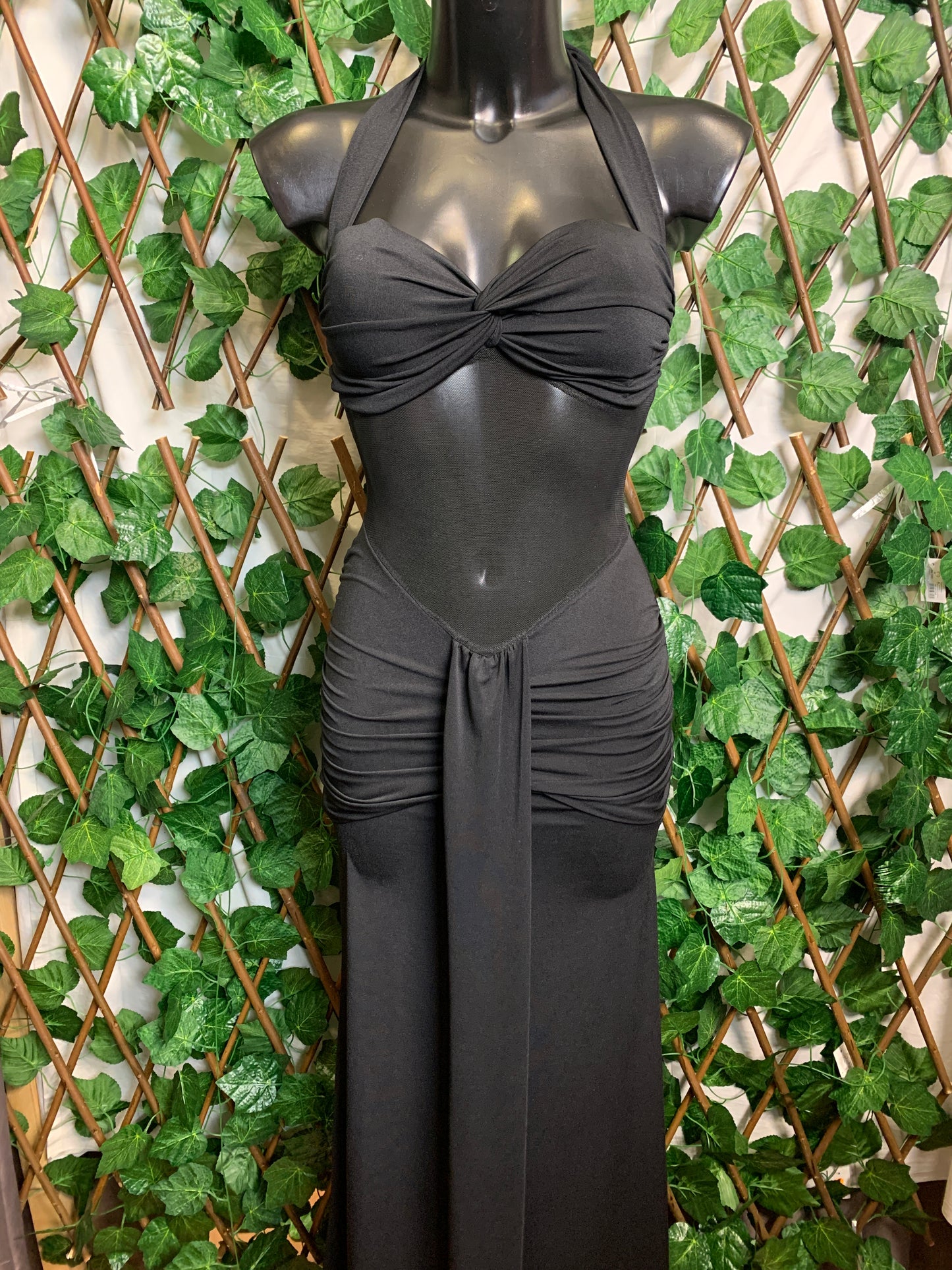 Elegant Sheer Dress - Made in Italy