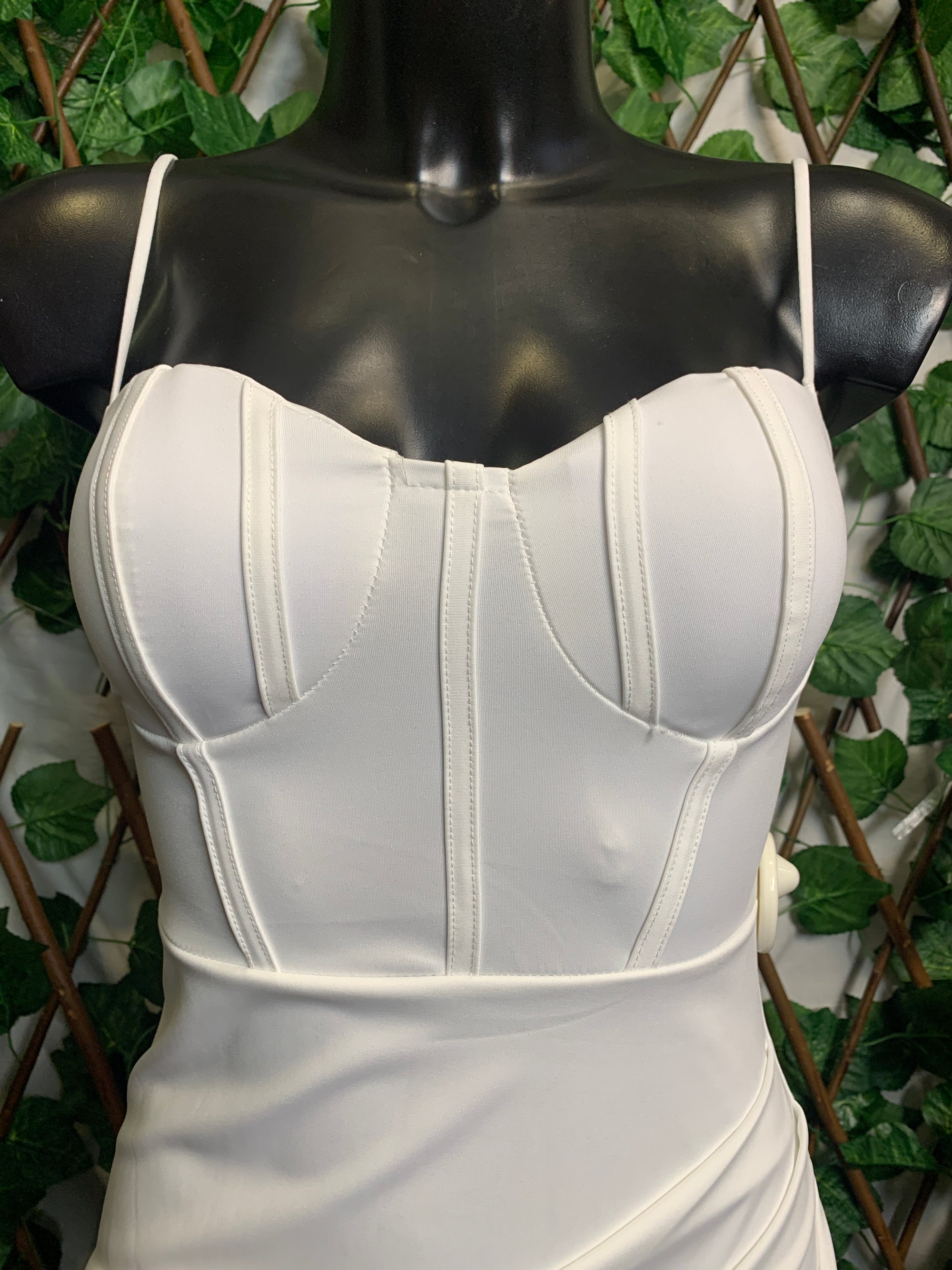 Vestito corto a corpetto