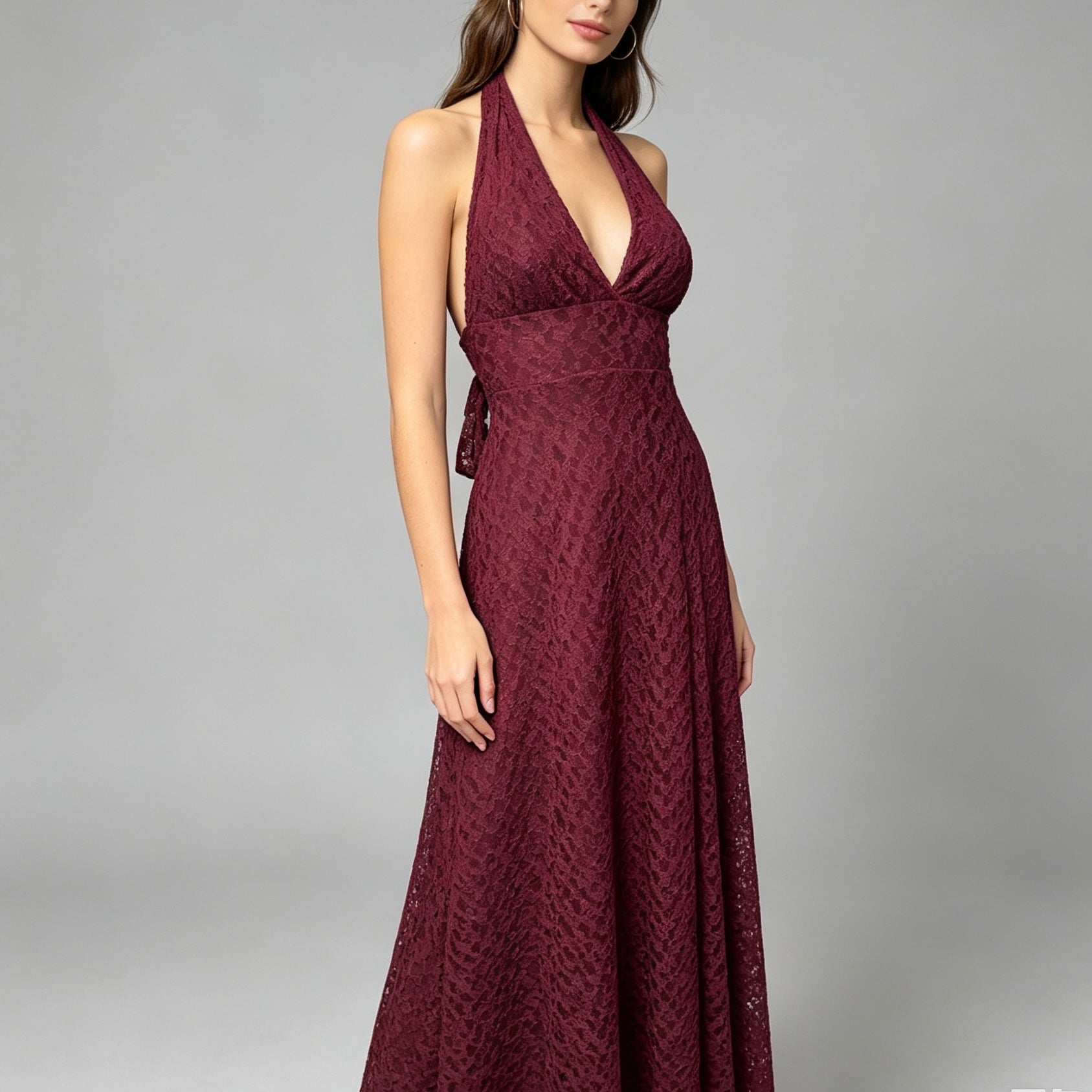 Vestito lungo in crepe - BERLY MODA 