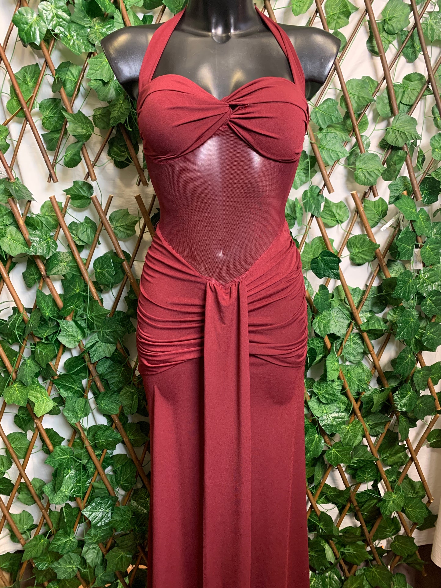 Elegant Sheer Dress - Made in Italy