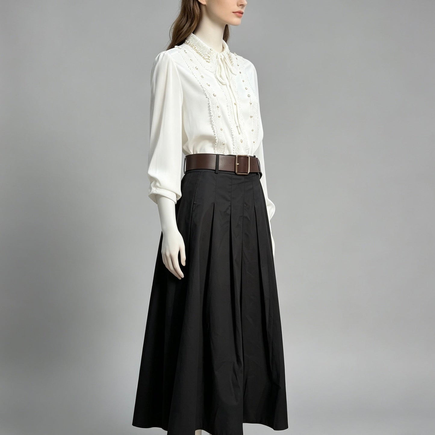 gonna lunga con cintura - BERLY MODA 