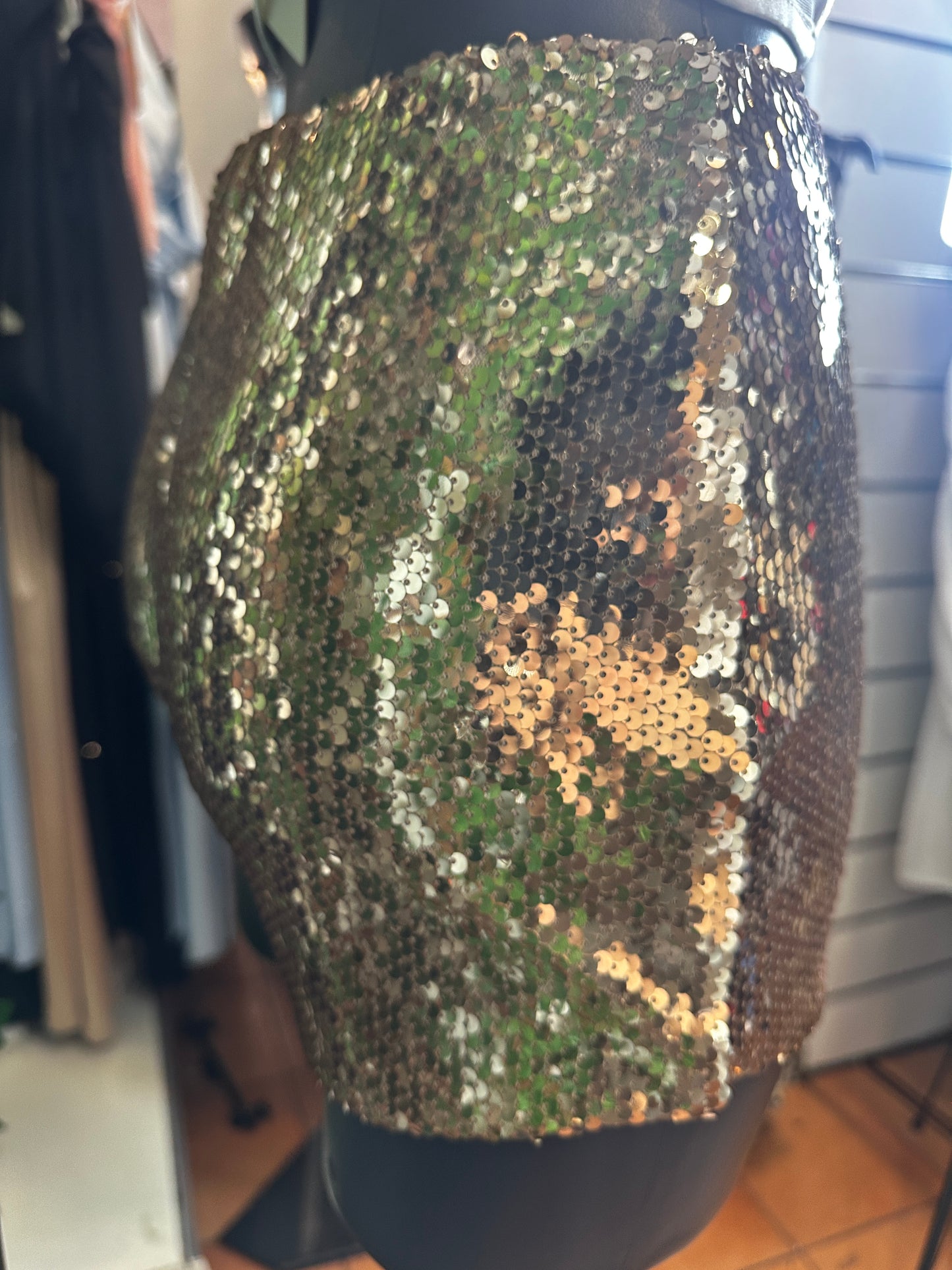 Pantaloncino in paillettes